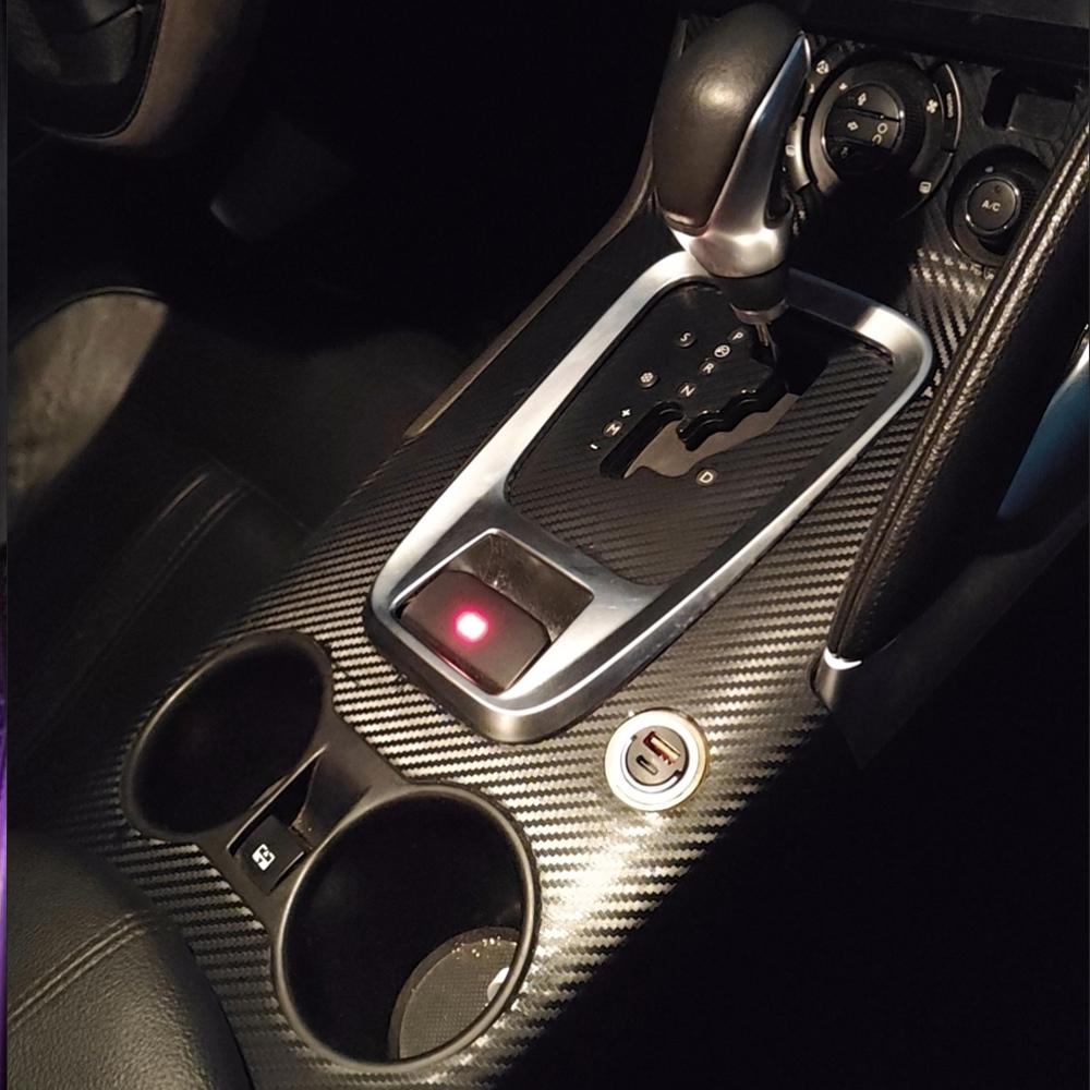 Carbon Fiber For Peugeot 3008 2009-2016 Car Film Interior Sticker Center Console Gear Dashboard Air Door Handle Lift Panel