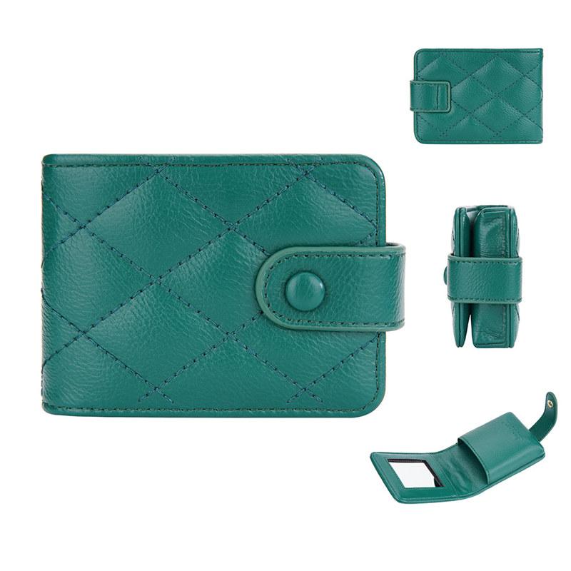 Baellerry Женский модный кошелек для монет, классический дизайн, мини-кошелек с зеркалом для макияжа GZW