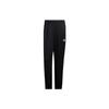 Side Stripe Elastic Waist Joggers Unisex Bottoms Black IB0247