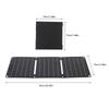 Солнечная панель 30 Вт 3-секционная монокристаллическая 2 порта TYPE-C Портативное уличное солнечное зарядное устройство для ноутбуков, планшетов, телефонов