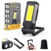 Benature Work Light LED USB Rechargeable COB Light Flashlight Foldable Work Light with Magnet Hook 500 Lumens Rotation IPX6 Waterproof 7 Lighting