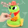 Electric Rattlesnake Play Toy for Parent-Child Interaction Rattle Robber Snake Game Tricky Scary Sound Snake Game Educational Sensor Trigger Game