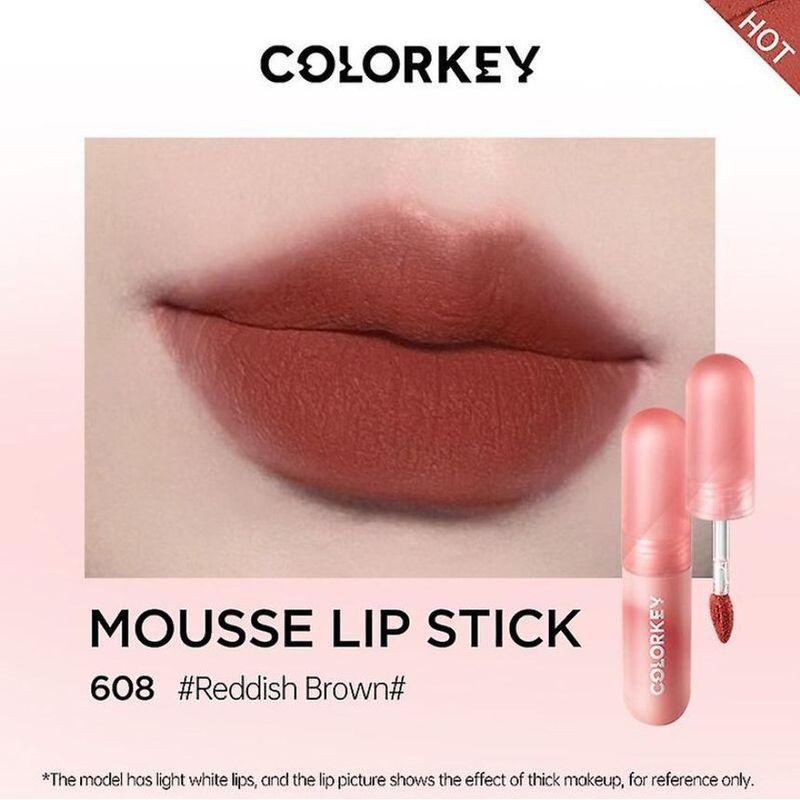 COLORKEY - МУССОВАЯ ПОМАДА-ГРЯЗЬ ДЛЯ ГУБ - 3 Цвета (Красно-коричневый)