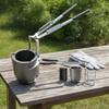 Crucible Tongs Kit Heat Resistant Metalworking Equipment Anti-Slip for Hobbyists