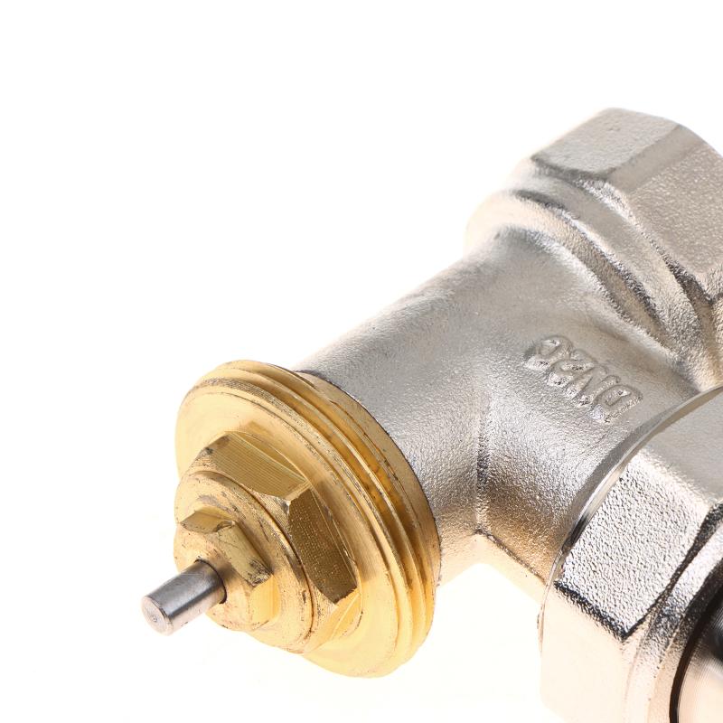 DN15 DN20 Brass Thermostatic Regulating Angle Valve High Precision Temperature Control for Residential Bathroom Plumbing Renovation