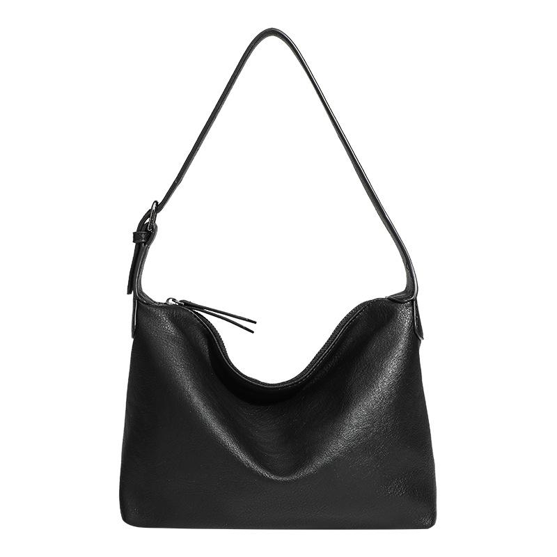 Высококачественная текстурная сумка для поездок на работу под мышкой, женская сумка, сумка-пельмень через плечо, повседневная винтажная сумка