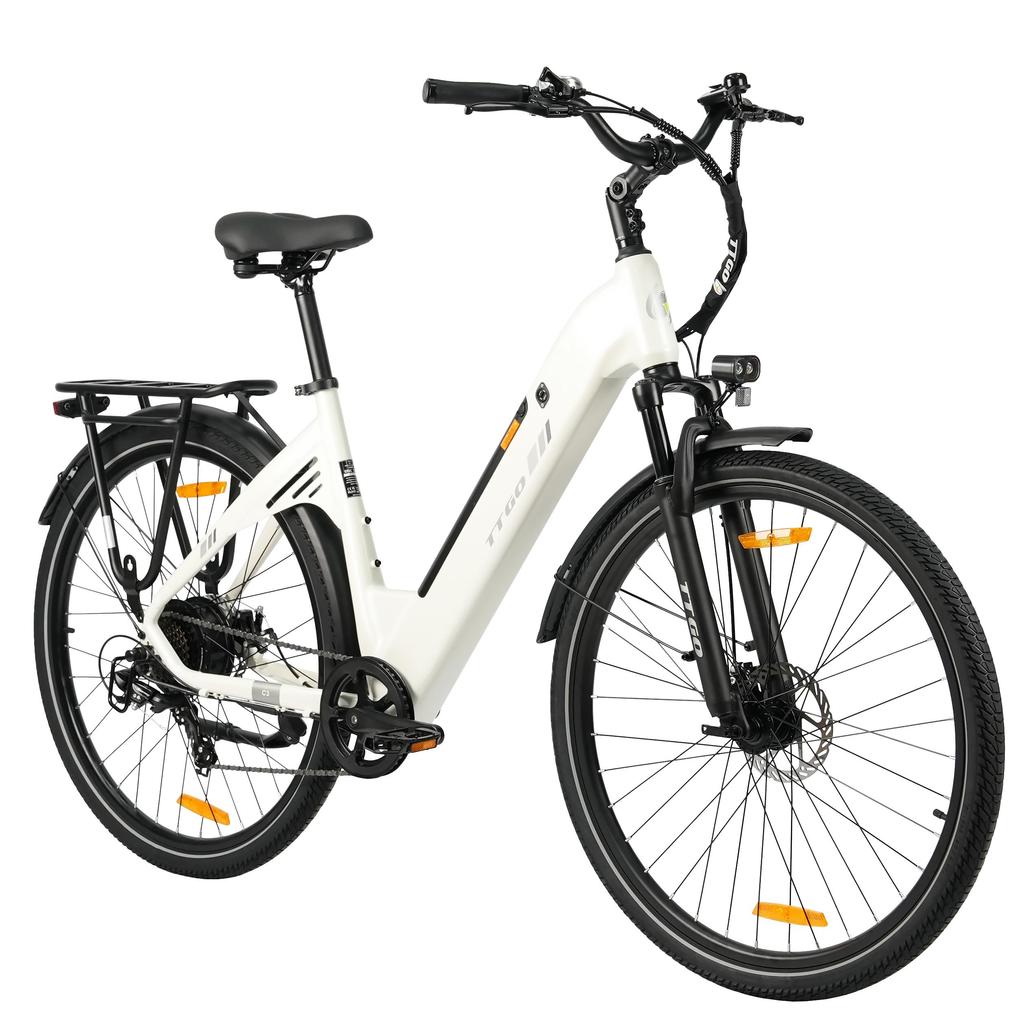 TTGO C3 SE Multi Terrain Electric Bicycle For Adult 28 Inch Tires 250W Motor 36V20Ah Battery City Community E-Bike With All-Terrain Braking