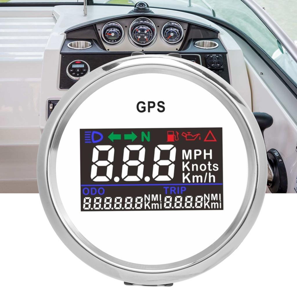 2-дюймовый цифровой GPS-спидометр с регулируемым счетчиком пробега для автомобилей, яхт 12 В 24 В