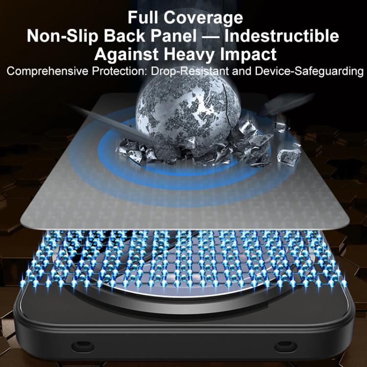 Straight Edge Camshield Lens Frame Holder Magnetic Case for Xiaomi 17 Ultra, TPU+PC Shockproof Non-slip Protective Cover