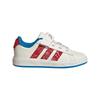 Marvel X Adidas Grand Court K Spider-Man - Red Web Stripes Kids Sneakers White Cloud-White Pure-Ruby JS0778