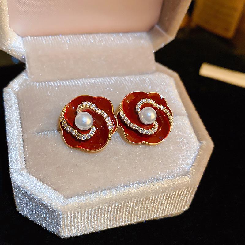 Серьги-капли геометрической формы Анкара из серебряной иглы – Ретро Высокая мода для женщин