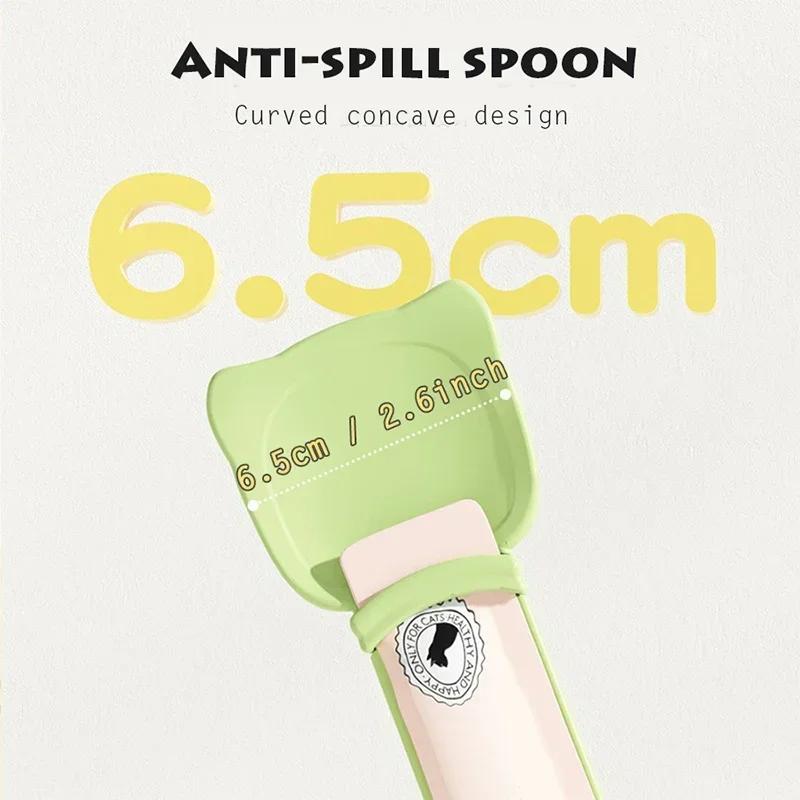 Pet Feed Spoon Wet Treat Cat Feeder Spoon Snack Liquid Food Feeding Watering Supplies For Kitten Treat Accessories