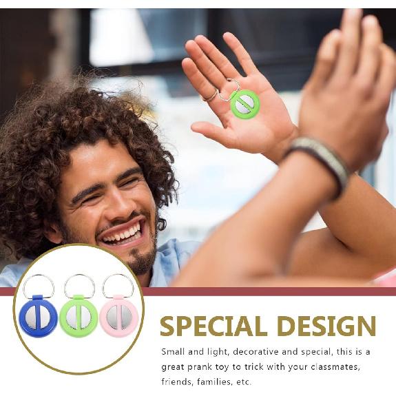 Toyvian 3Pcs Hand Buzzer Shocking Handshake Trick Joke Toys Party Prank Electric Tricky Toy for April Fools Day