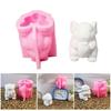 Bunnies Statue Silicone Candle Molds for Candle Soap Home Decoration Animal Shape Silicone Candle Molds for Epoxy Resin