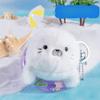Kawaii Ocean Animal Plush Keychain Seahorse Dolphin Plush Doll  Birthday Gift