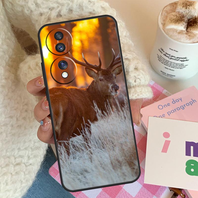 ПОТРЯСАЮЩИЙ ОЛЕНЬ Животное Для Honor Magic 8 Pro 6 5 7 Lite Чехол Для Honor 50 70 90 200 400 X8b X9a X9b X9c X9d Win RT