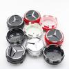 4Pcs 75mm Car Wheel Center Cap Hub Covers Badge For Mercedes Benz AMG B/C/E/S Class C43 C63 E43 E53 E63 GLC GLK CLA Accessories