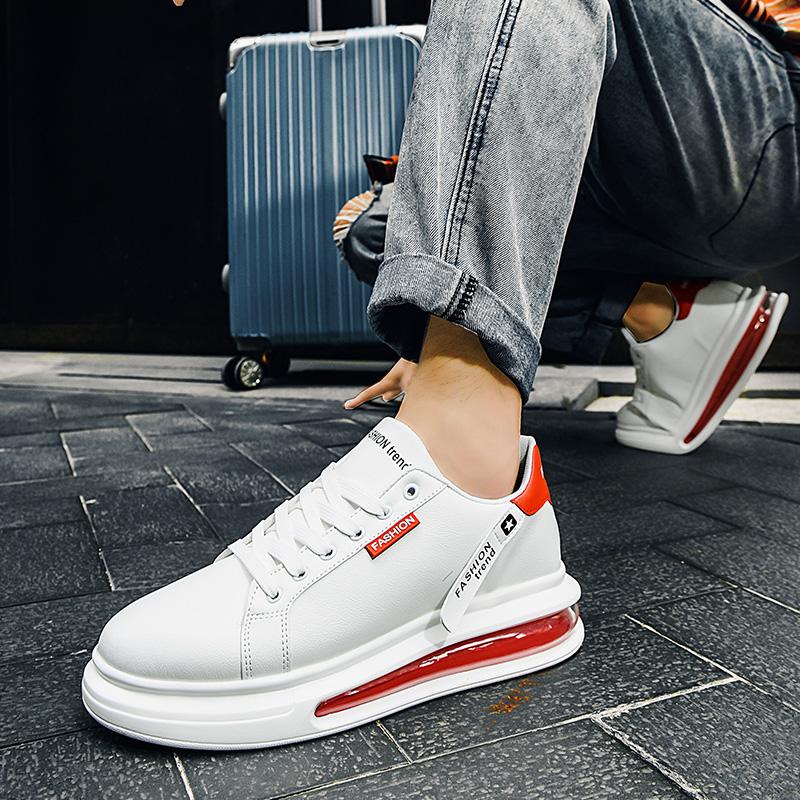 Кроссовки Мужская модная повседневная обувь Мужская обувь для папы Тенденция контрастного цвета Универсальная мужская обувь Мужская маленькая белая обувь