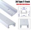 1Pcs Aluminium Alloy T-Track Slide Guide Rail Woodworking Bench T Slot Durable T-Slot Track