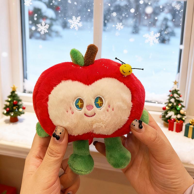TK Popular Surprise Red Gift Plush Doll Hiding Bugs Doll Creative Pendant Keychain Girl Gift Xmas Surprise Gift