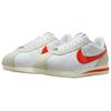 Nike Classic Cortez Comfortable Durable Running Shoes Women Sneakers White Red DZ2795-104
