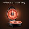 Dual Zone Electric Omelette Maker 1000W Rapid Heating Egg Cooker Non-Stick Double Omelet Pan for Sandwiches Crepes Frittatas Pancakes