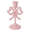 Single Head French Bow Candlestick Wrought Iron Candle Containers  Western Decoration