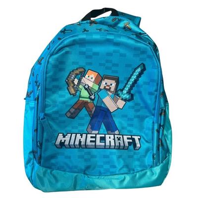 Детский рюкзак Minecraft - 38 см - 2 отделения - Водоотталкивающий полиэстер - Оптимальный комфорт