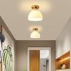 Ceramics Glass Led Corridor Ceiling Lamp forAisle Corridor Cloakroom Balconv Nordic E27 Acrylic Chandelier Rest Light Fixtures