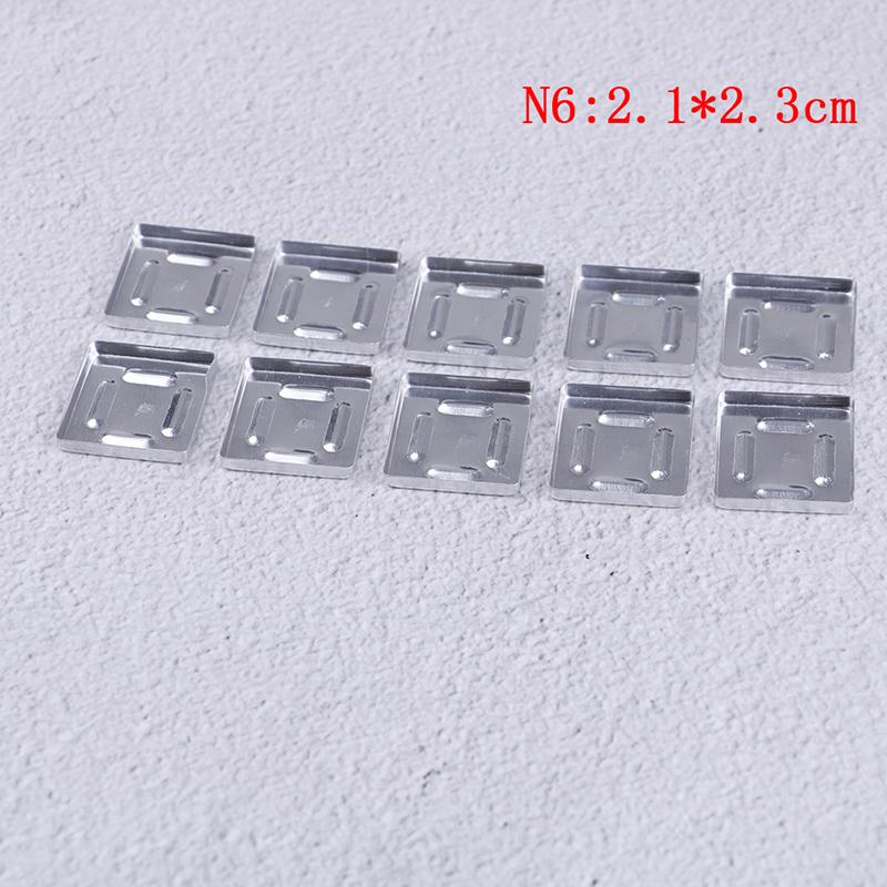 Aluminum Square Empty Eyeshadow Pans Makeup Pigment Palette Powder Storage Case DIY Cosmetic Tools 10PCS 6 Sizes