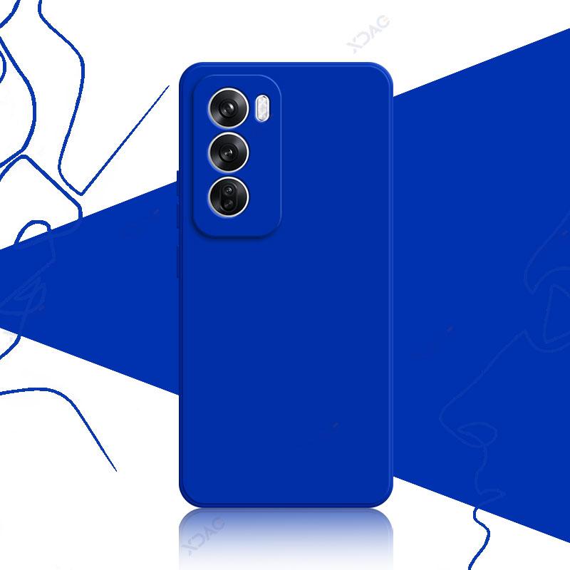 Чехол для мобильного телефона OPPO Reno 12 Pro Reno12Pro OPPOReno Reno12 12Pro 5G Мягкий роскошный квадратный жидкий силиконовый чехол на заднюю панель