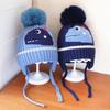 Children's Knitted Woolen Hat Cartoon Cute Winter Baby Hat for Boys and Girls To Keep Warm and Protect Ears