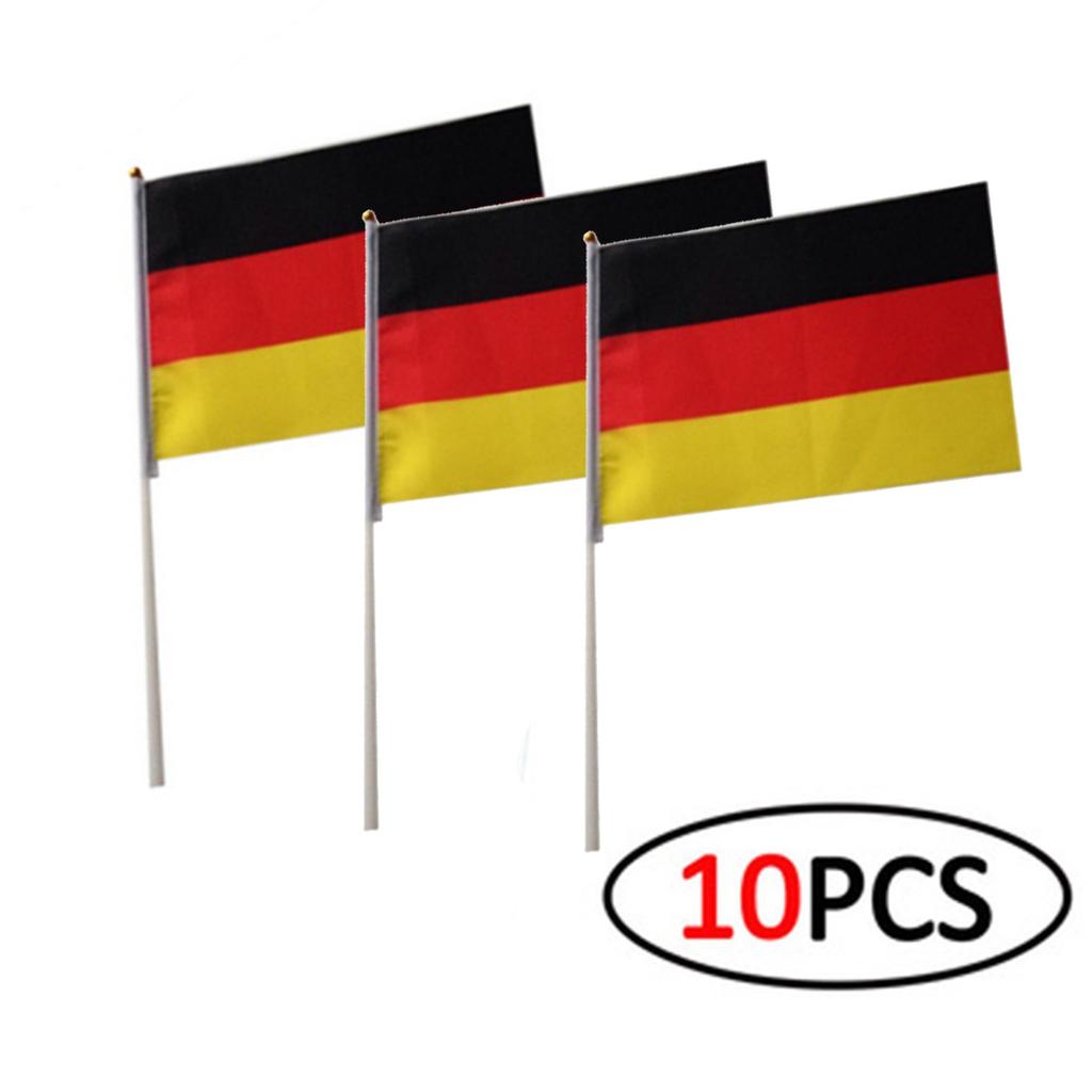 Stripes Rainbow Hand-Waving Flag Polyester Home Decoration 10 Sticks