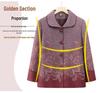 Spring & Autumn Long-Sleeve Coat for Middle-Aged & Elderly Women (Ages 60-70)