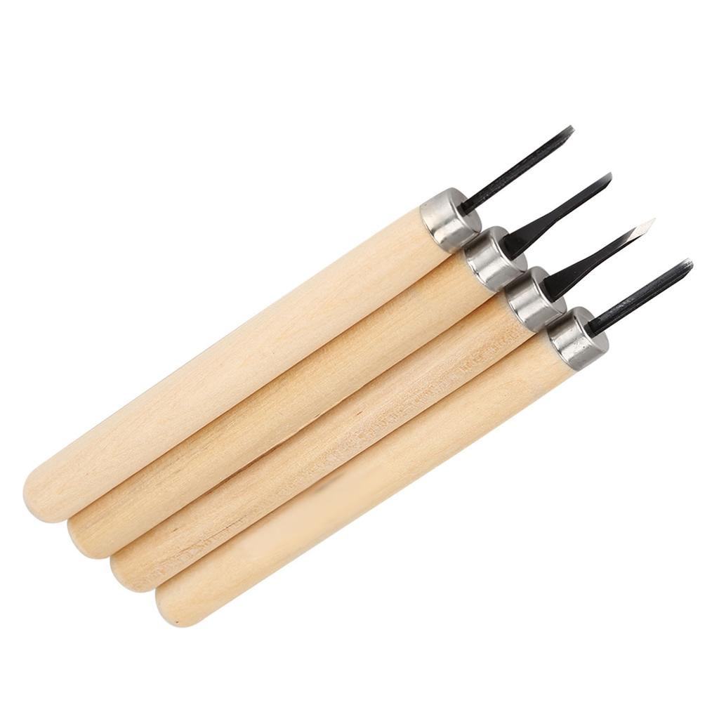 4 шт., нож для резьбы по дереву, ручная точилка, штамп, ножи, набор инструментов для резьбы