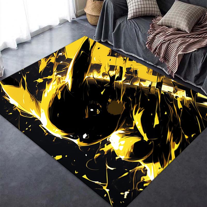 2025 New pokemon Carpet Rug for Living Room Bedroom Home Sofa Decoration,Kids play Non-slip Floor Mat