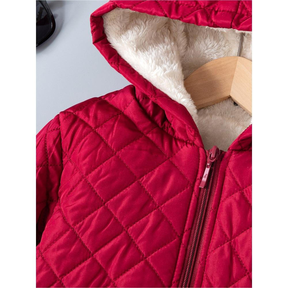 Детское модное повседневное флисовое пальто в клетку в клетку на осень и зиму для девочек