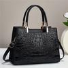 Crocodile Pattern Handbag Atmospheric Versatile Shoulder Messenger Bag 2025 Large Capacity Women's Texture Big Bag