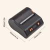Bisofice Portable 80mm Receipt Label Printer Wireless BT Thermal Receipt Printer Mobile Bill