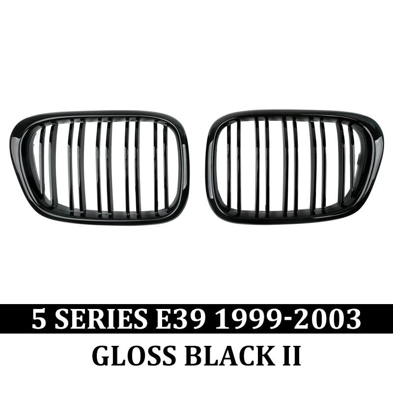 for 1999-2003 BMW 525i M5 Car Front Grille 520i 530i 535i 530d 525td 523i 5 Series Facelift Grill Black E39 Kidney Grille Parts