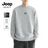 JEEP SPIRIT Men's Winter Fleece Lined Round Neck Sweatshirt