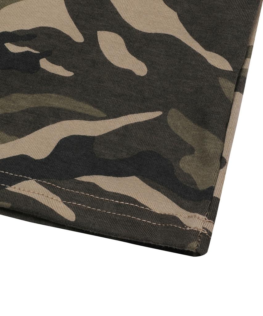 MUCENT Tenver Metal Logo Camo Short Sleeve T-Shirt Unisex