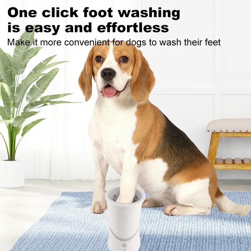 Portable Electric Pet Feet Washer Automatic Pet Paw Cleaner Quick Low Noise Dog Cat Paw Cleaning Cup for Dogs Cats Top Rated