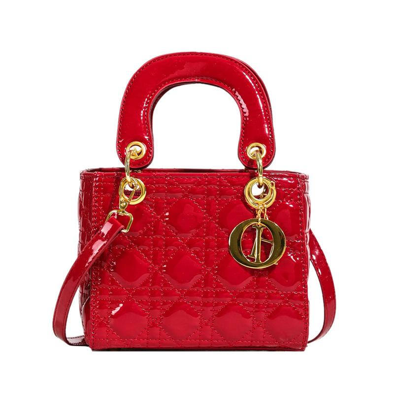 Сумка Daifei с модным и высококачественным ощущением, через плечо, вышитая нитью в виде ромбовидной сетки, женская сумка на одно плечо