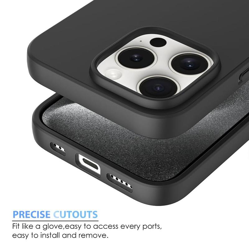 Luxury Matte Soft Case for iPhone 17 Air 16 15 14 13 12 Mini 11 X XS Max XR Cover for iPhone 16E 16 15 14 7 8 Plus SE 2 3 Funda