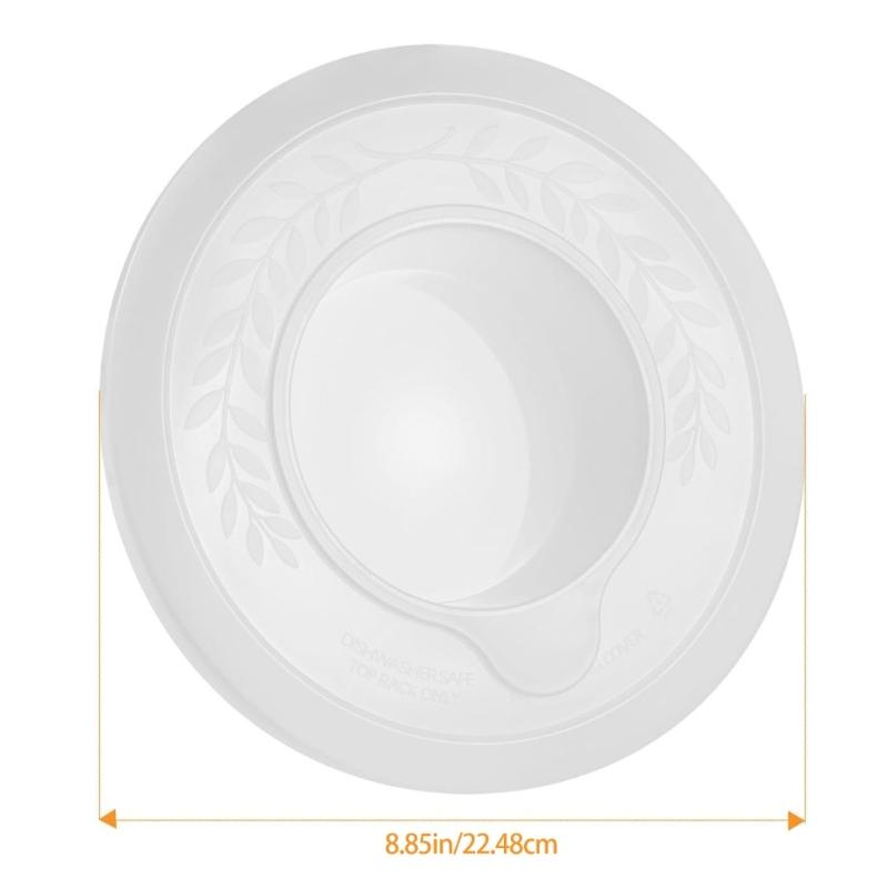 2PCS Mixing Bowl Covers Dustproof Design Reduces Ingredient Splatter Keeps Counter Clean During Baking Prep for 4.5-5QT