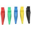 5Pcs Electric Test Clips Lightweight Safe 5 Colors Insulated Safety Multimeter Test Clips with 4mm Jack for Cars