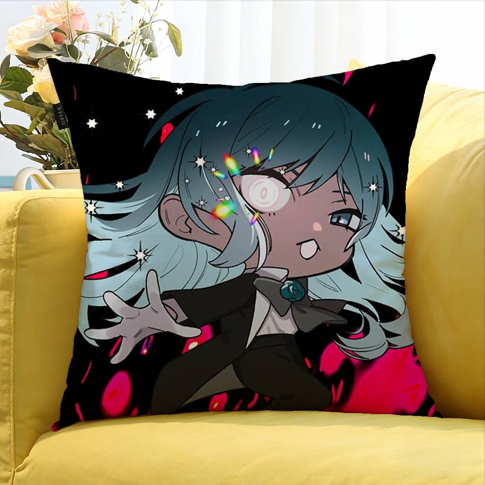 Virtual Singer A-Ado K-Kyogens World Various Sizes Square Pillow Case For Car Home Bedchamber Decor