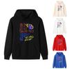 Graphic Printed Hoodie for Unisex and woUnisex Autumn and Winter Harajuku Hooded Sweatshirt for Unisex's Retro Jacket for Street Wear