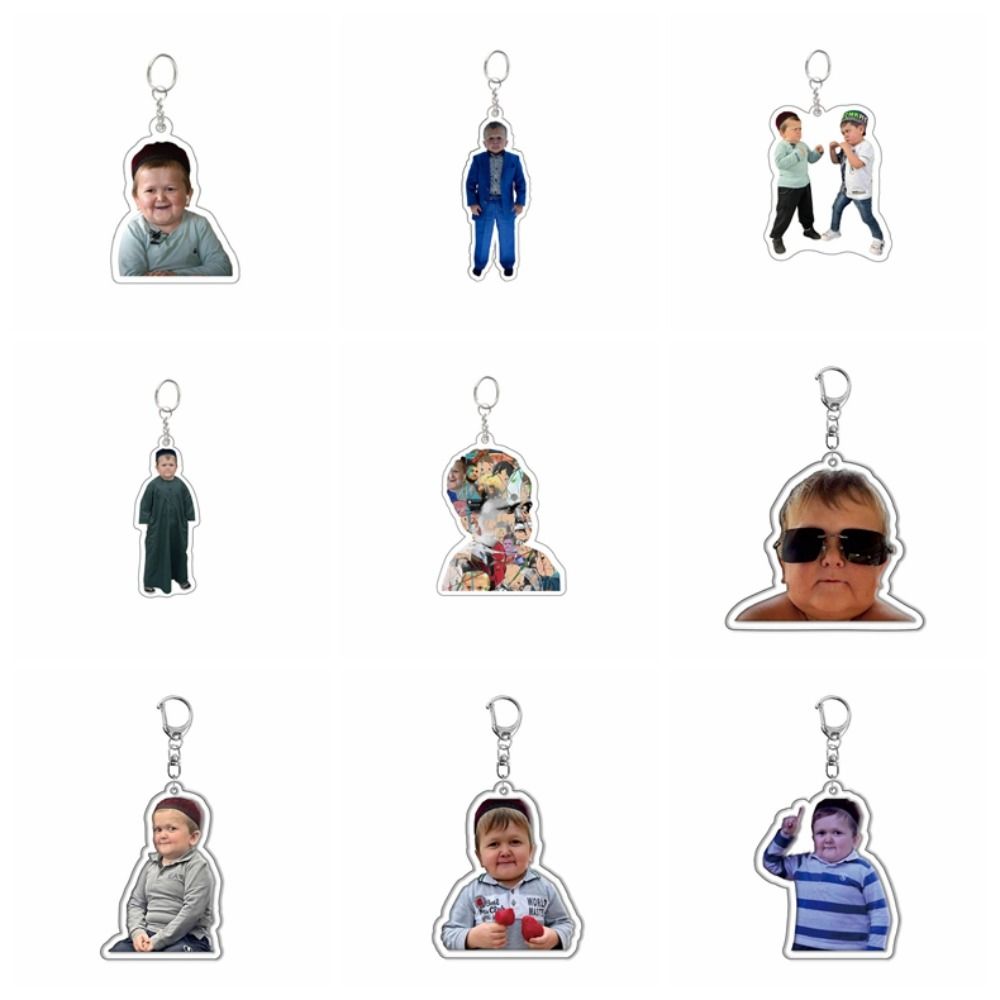 Magomedov Hasbulla Magomedov Keychain Hasbulla Meme Acrylic Keyring Bag Accessories Fans Gifts